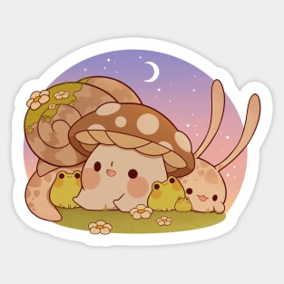 Stargazing friends Sticker